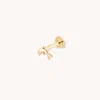 Astrid &amp; Miyu Dolphin Piercing Stud In Solid Gold