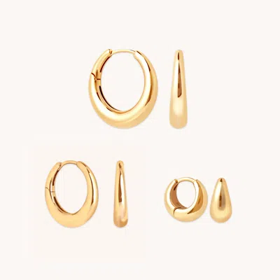 Astrid &amp; Miyu Dome Gift Set In Gold