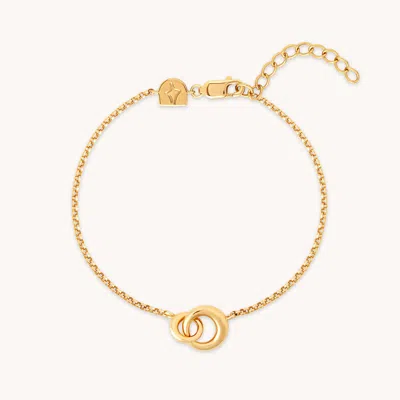 Astrid &amp; Miyu Dome Link Bracelet In Gold