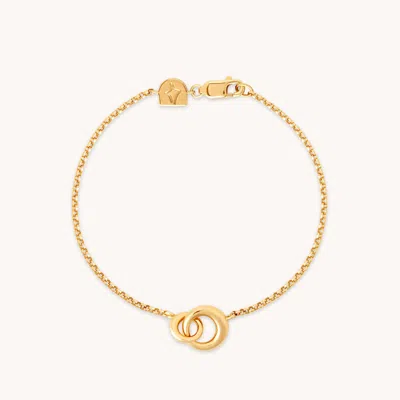 Astrid &amp; Miyu Dome Link Bracelet In Gold