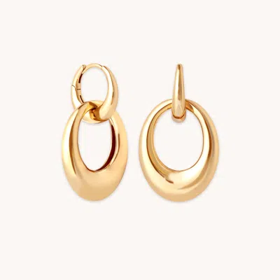 Astrid &amp; Miyu Dome Link Hoops