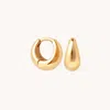 Astrid &amp; Miyu Domed Huggies In Gold | Earrings For Him &amp; Her | Jewellery By