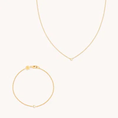 Astrid &amp; Miyu Essential Crystal Gift Set In Gold