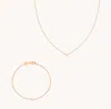 Astrid &amp; Miyu Essential Crystal Gift Set In Rose Gold