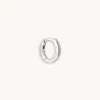 Astrid &amp; Miyu Essential Hoop Earrings In Silver