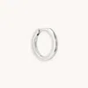 Astrid &amp; Miyu Essential Hoop Earrings In Silver