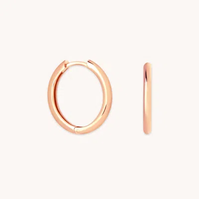 Astrid &amp; Miyu Essential Medium Hoops In Gold