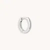 Astrid &amp; Miyu Everyday Hoop Earring In Silver