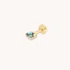 Astrid &amp; Miyu Evil Eye Marquise Cluster Piercing Stud
