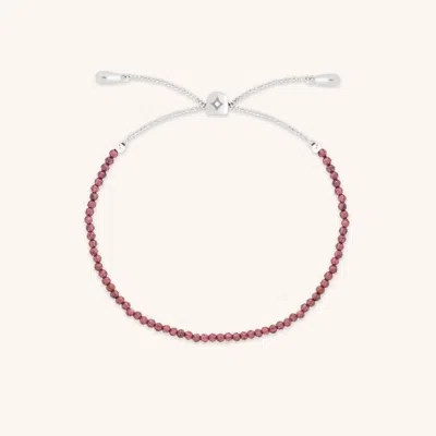 Astrid &amp; Miyu Garnet Beaded Bracelet