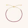 Astrid &amp; Miyu Garnet Beaded Bracelet