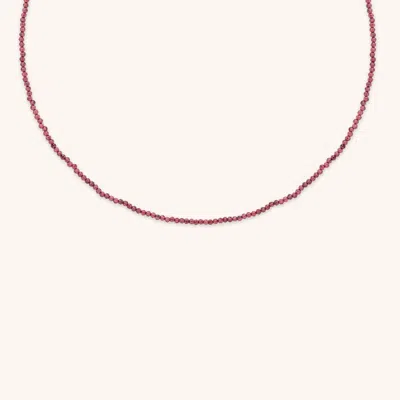 Astrid &amp; Miyu Garnet Beaded Necklace