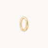 Astrid &amp; Miyu Graduated Rook Hoop Earring In Solid Gold