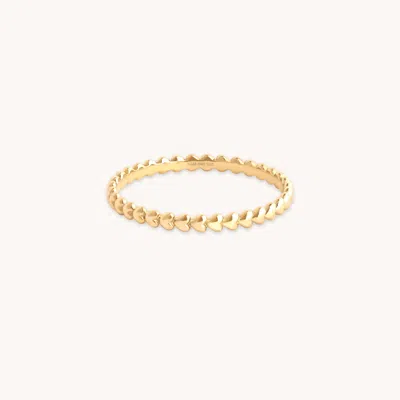 Astrid &amp; Miyu Heart Band Ring