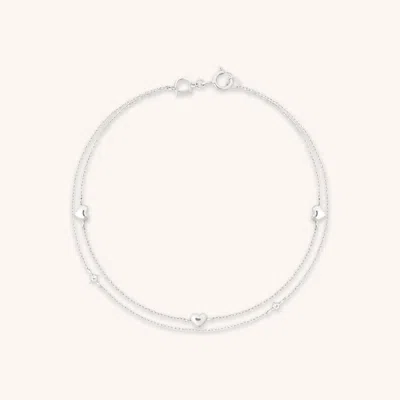 Astrid &amp; Miyu Heart Topaz Bracelet