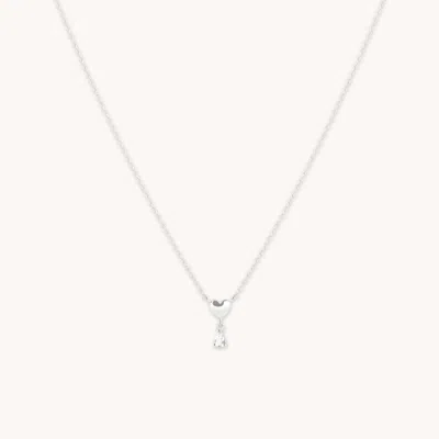 Astrid &amp; Miyu Heart Topaz Necklace