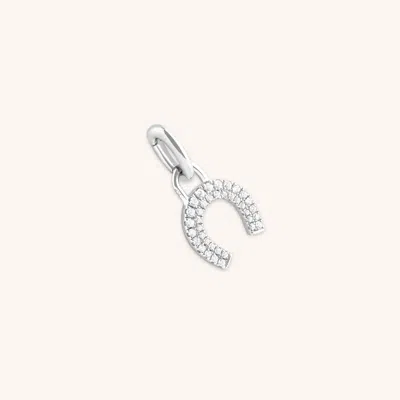 Astrid &amp; Miyu Horseshoe Charm In Metallic