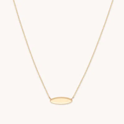 Astrid &amp; Miyu Id Pendant Necklace In Solid Gold