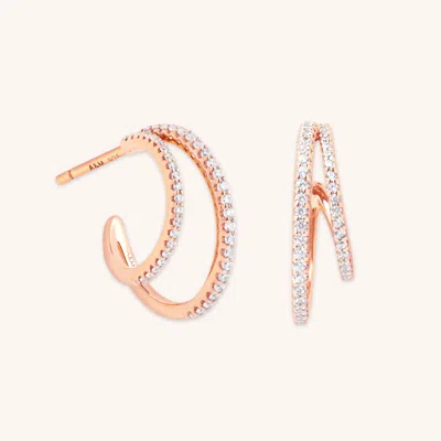 Astrid &amp; Miyu Illusion Crystal Hoops