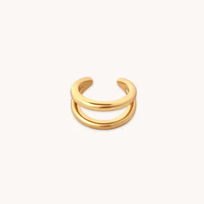 Astrid &amp; Miyu Illusion Essential Ear Cuff In Gold