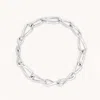 Astrid &amp; Miyu Infinite Chain Bracelet In Silver