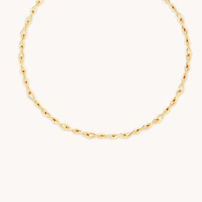 Astrid &amp; Miyu Infinite Chain Necklace Small In Gold