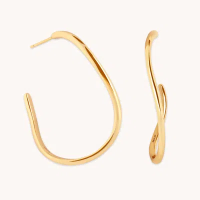 Astrid &amp; Miyu Infinite Hoops In Gold