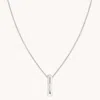 Astrid &amp; Miyu Initial Pendant Necklace I In Silver