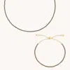 Astrid &amp; Miyu Ironstone Gemstone Gift Set In 9k Gold