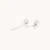 Astrid &amp; Miyu June Birthstone Earrings In Solid White Gold