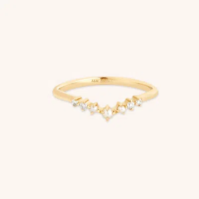 Astrid &amp; Miyu Lab Diamond &amp; Pearl Ring