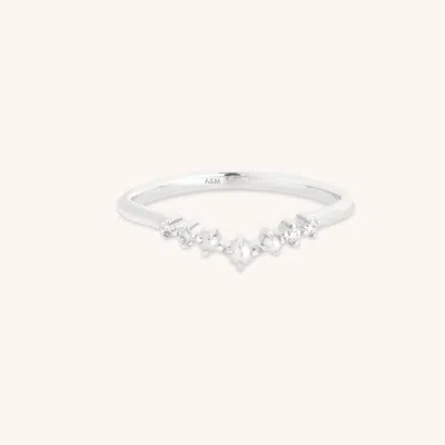 Astrid &amp; Miyu Lab Diamond &amp; Pearl Ring