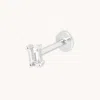 Astrid &amp; Miyu Lab Diamond Baguette Piercing Stud