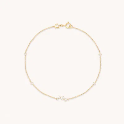 Astrid &amp; Miyu Lab Diamond Cluster Bracelet