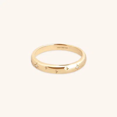 Astrid &amp; Miyu Lab Diamond Cosmic Band Ring