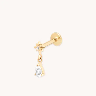 Astrid &amp; Miyu Lab Diamond Cosmic Charm Piercing Stud