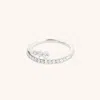 Astrid &amp; Miyu Lab Diamond Eternity Wrap Ring