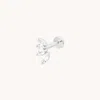 Astrid &amp; Miyu Lab Diamond Marquise Cluster Piercing Stud