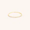Astrid &amp; Miyu Lab Diamond Pave Ring