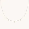 Astrid &amp; Miyu Lab Diamond Pear Charm Necklace