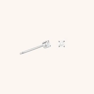 Astrid &amp; Miyu Lab Diamond Round Stone Stud Earrings
