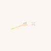 Astrid &amp; Miyu Lab Diamond Round Stone Stud Earrings