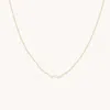 Astrid &amp; Miyu Lab Diamond Station Cluster Pendant Necklace