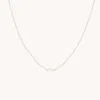 Astrid &amp; Miyu Lab Diamond Station Cluster Pendant Necklace