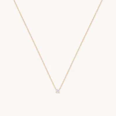 Astrid &amp; Miyu Lab Diamond Stone Pendant Necklace