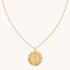 Astrid &amp; Miyu Libra Bold Zodiac Pendant Necklace In Gold