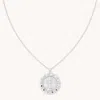 Astrid &amp; Miyu Libra Bold Zodiac Pendant Necklace In Silver