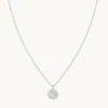 Astrid &amp; Miyu Libra Zodiac Pendant Necklace In Silver