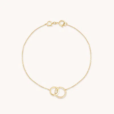 Astrid &amp; Miyu Linked Bracelet In Yellow