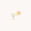 Astrid &amp; Miyu Marquise Fan Charm Piercing Stud